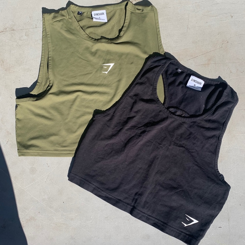 Two Gymshark Crop Tops